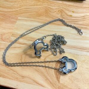 Mouse shaped floating locket